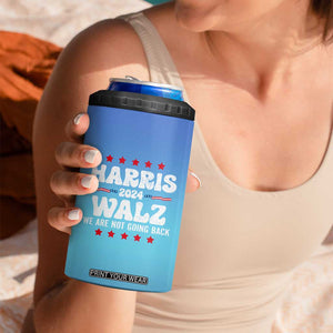 Kamala Harris Tim Walz 2024 Election 4 in 1 Can Cooler Tumbler For President Democrat Election Madam President TB10 Print Your Wear
