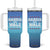 Kamala Harris Tim Walz 2024 Election Tumbler With Handle For President Democrat Election Madam President TB10 One Size: 40 oz Blue Print Your Wear
