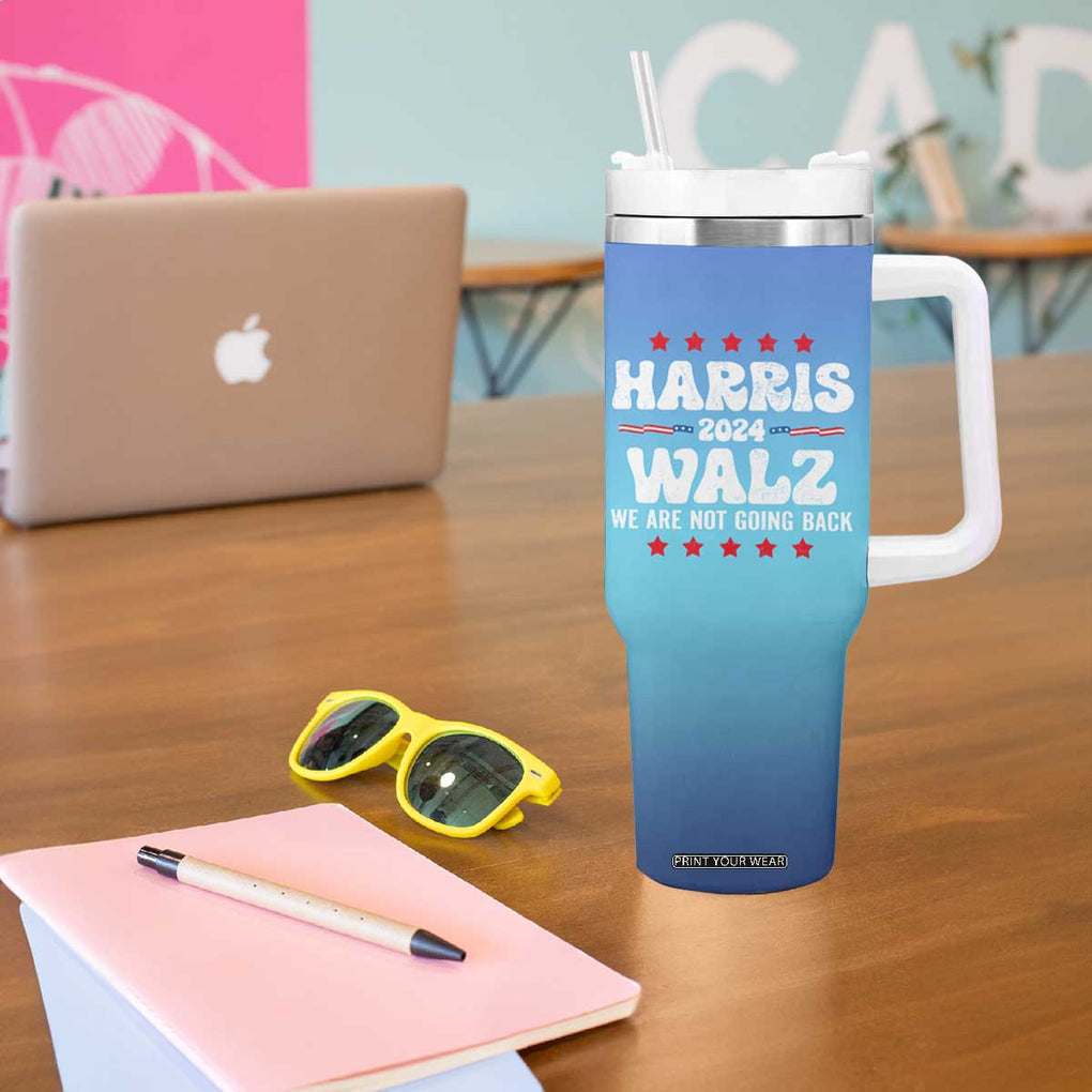 Kamala Harris Tim Walz 2024 Election Tumbler With Handle For President Democrat Election Madam President TB10 Print Your Wear