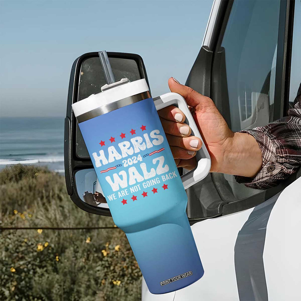 Kamala Harris Tim Walz 2024 Election Tumbler With Handle For President Democrat Election Madam President TB10 Print Your Wear