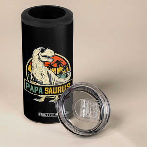 Christmas Gifts for Dad 4 in 1 Can Cooler Tumbler Being A Dad Is An Honor Being A Papa Is Priceless TB10 Print Your Wear