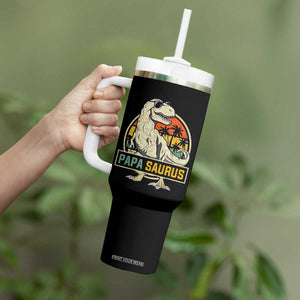 Christmas Gifts for Dad Tumbler With Handle Being A Dad Is An Honor Being A Papa Is Priceless TB10 Print Your Wear
