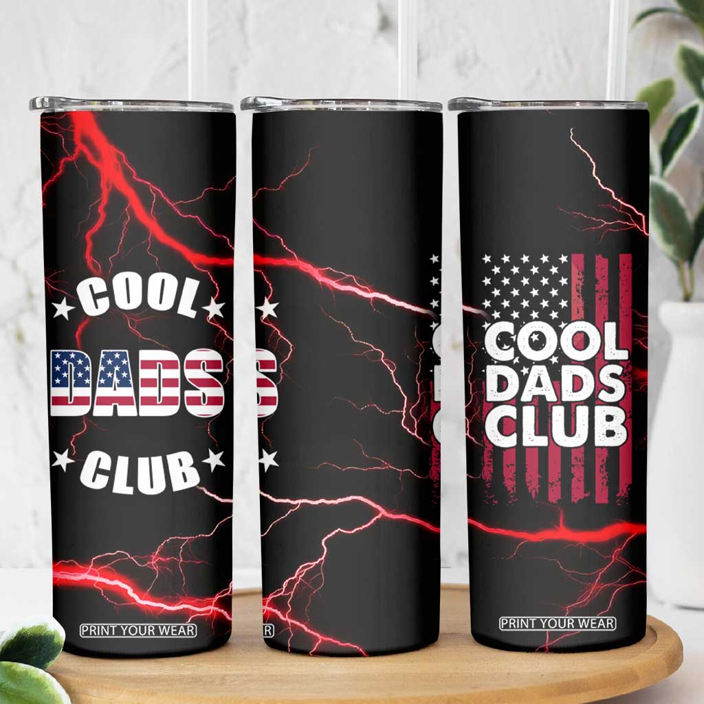 Christmas Gifts for Dad Skinny Tumbler Cool Dads Club Father's Day American Flag TB10 Print Your Wear