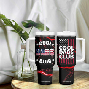 Christmas Gifts for Dad Tumbler With Handle Cool Dads Club Father's Day American Flag TB10 Print Your Wear