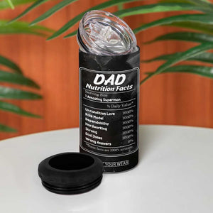 Christmas Gifts for Dad 4 in 1 Can Cooler Tumbler Husband Gifts Birthday Present Ideas For Father Husband TB10 Print Your Wear