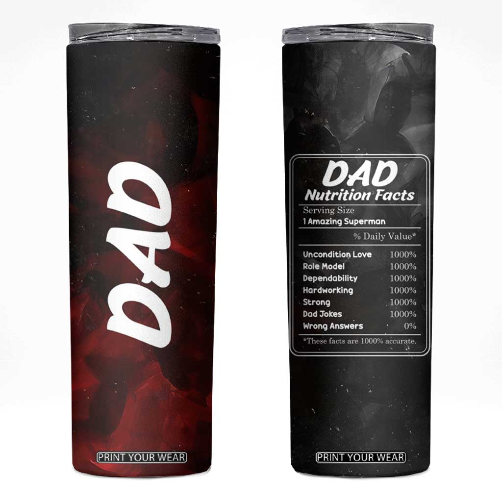 Christmas Gifts for Dad Skinny Tumbler Husband Gifts Birthday Present Ideas For Father Husband TB10 Black Print Your Wear