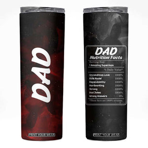 Christmas Gifts for Dad Skinny Tumbler Husband Gifts Birthday Present Ideas For Father Husband TB10 Black Print Your Wear