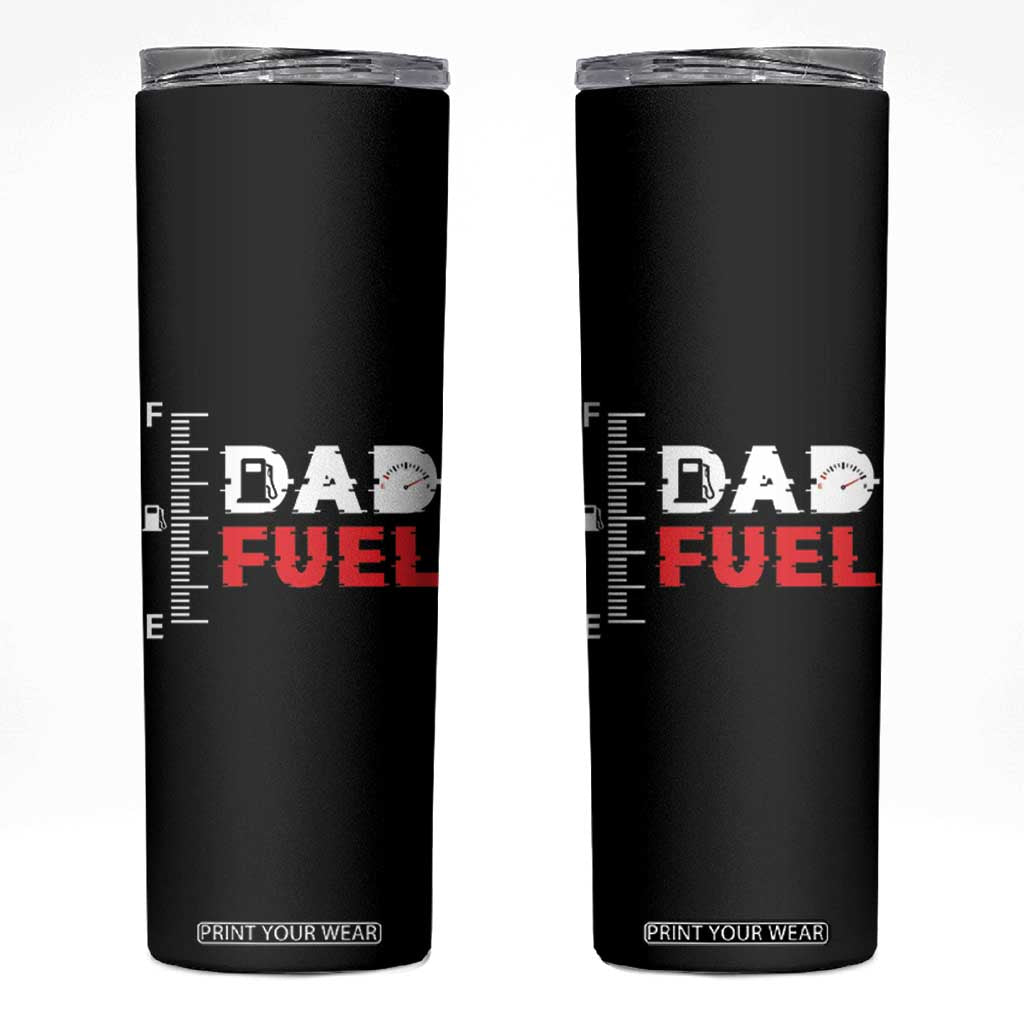 Dad Gifts From Kids Skinny Tumbler Dad Fuel Fathers Day TB10 Black Print Your Wear