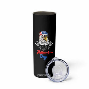 Happy 1st Fathers Day Skinny Tumbler First Time Daddy New Baby Gifts Ideas Eagle TB10 Print Your Wear