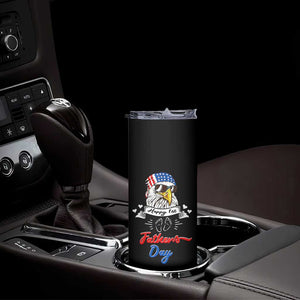 Happy 1st Fathers Day Skinny Tumbler First Time Daddy New Baby Gifts Ideas Eagle TB10 Print Your Wear