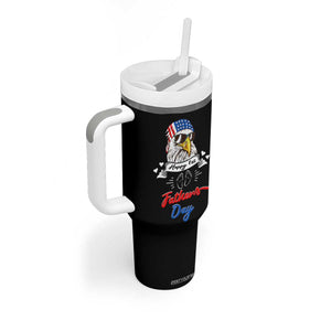 Happy 1st Fathers Day Tumbler With Handle First Time Daddy New Baby Gifts Ideas Eagle TB10 Print Your Wear