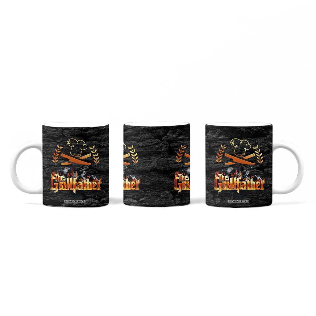 Funny Grilling BBQ Coffee Mug The Grillfather Fathers Day TB10 Print Your Wear
