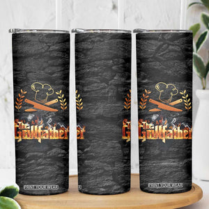 Funny Grilling BBQ Skinny Tumbler The Grillfather Fathers Day TB10 Print Your Wear