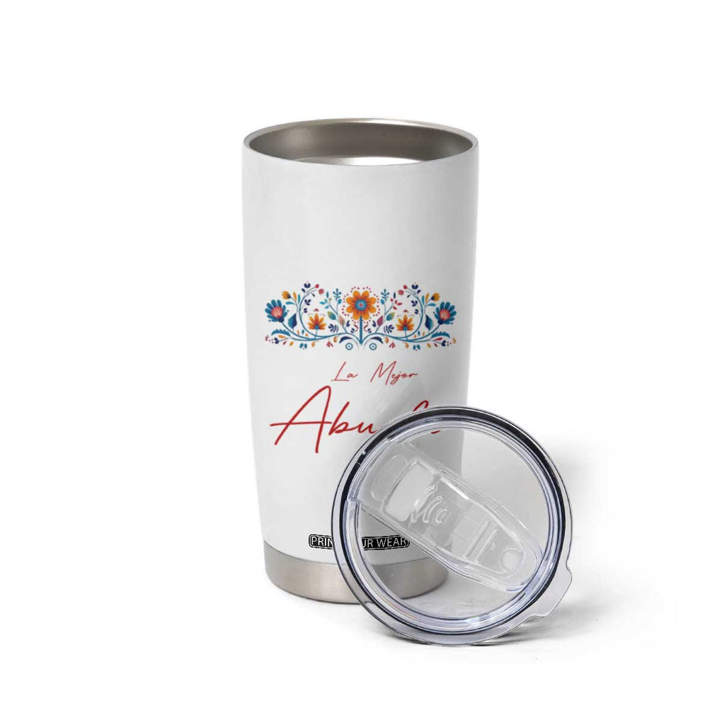 Grandma Gifts in Spanish Tumbler Cup La Mejor Abuela Gift TB10 Print Your Wear