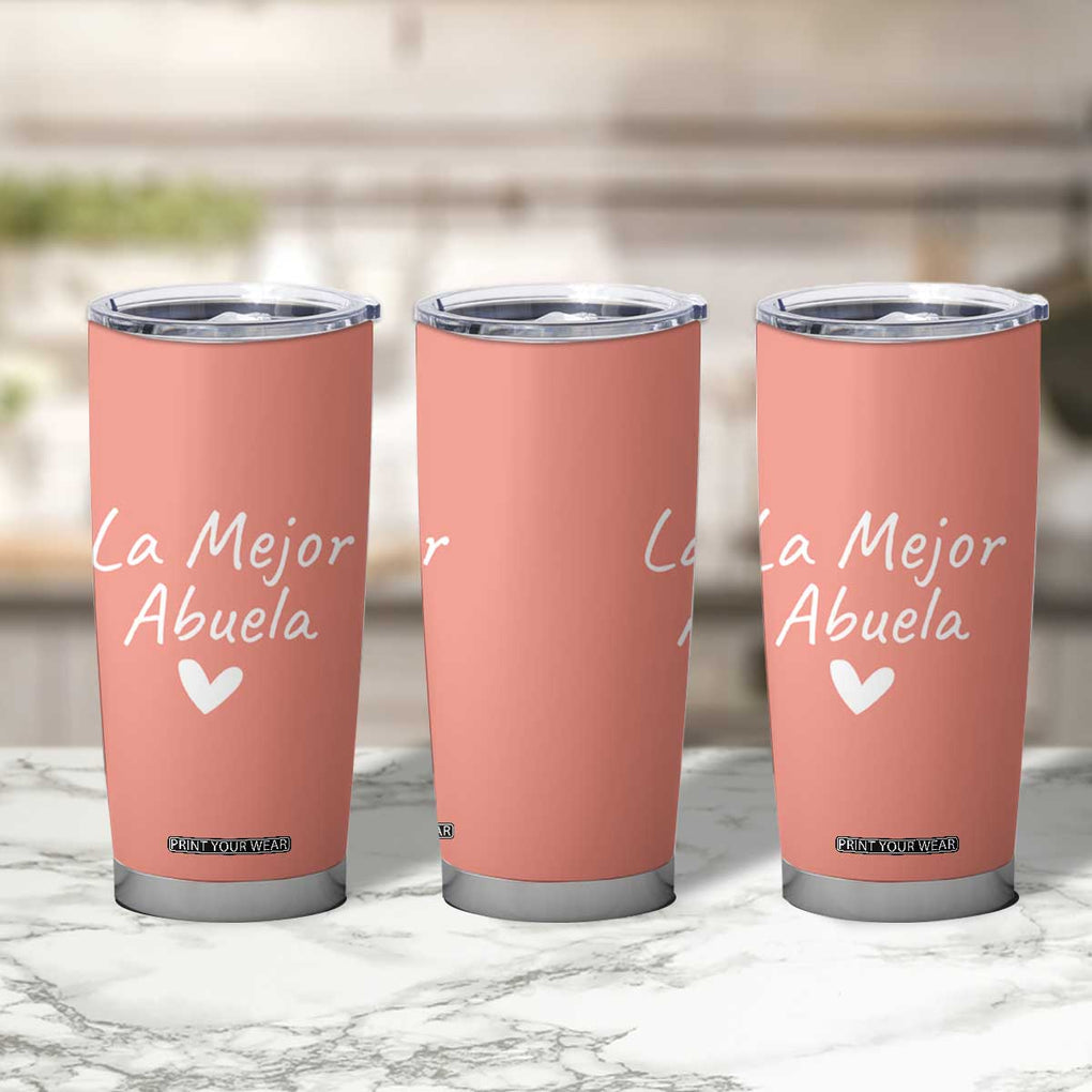 Grandma Gifts in Spanish Tumbler Cup La Mejor Abuela TB10 Print Your Wear