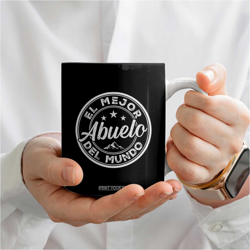 Abuelo Gifts Coffee Mug El Mejor Abuelo Del Mundo Gift For Grandpa From Grandkids TB10 Print Your Wear