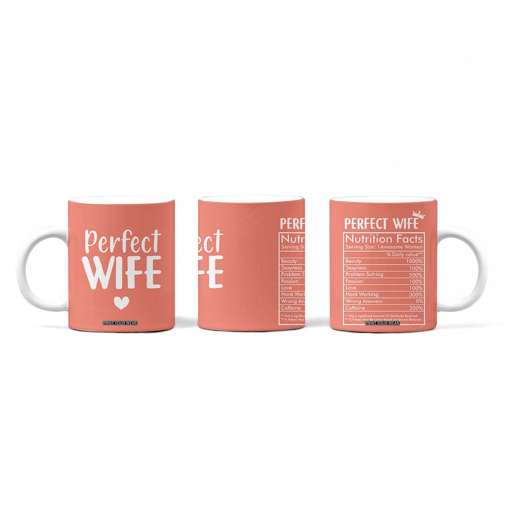 Gifts for Wife From Husband Coffee Mug Wedding Anniversary Valentines Day Gift For Her Wifes Wifey TB10 Print Your Wear