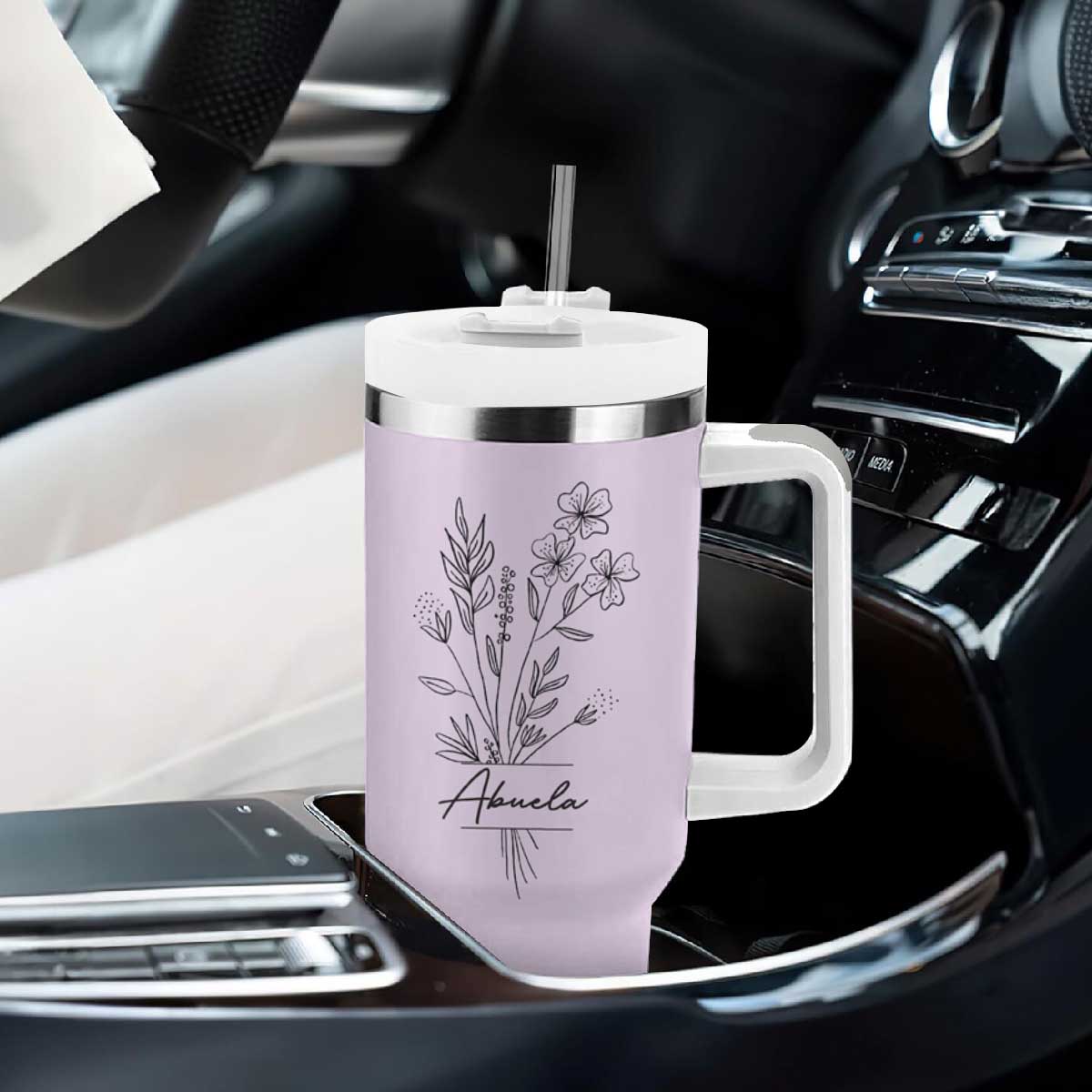 Abuela Gifts Tumbler With Handle Mothers Day Gifts for Grandma from Grandchildren TB10 Print Your Wear