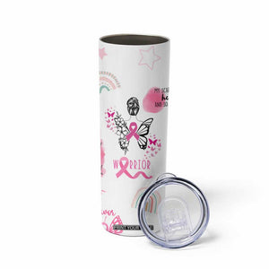 Breast Cancer Survivor Skinny Tumbler With Inspirational Words Get Well Soon Gifts TB10 Print Your Wear