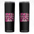 Breast Cancer Survivor Skinny Tumbler Pink Ribbon In My Cancer Warrior Era Groovy TB10 Black Print Your Wear