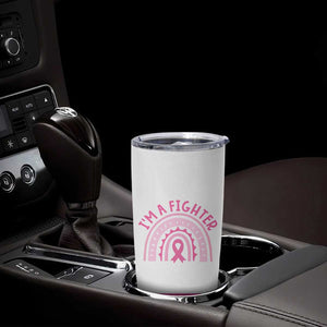 Breast Cancer Awareness Tumbler Cup Pink Ribbon My God is Stronger Than Cancer Christian Gift TB10 Print Your Wear