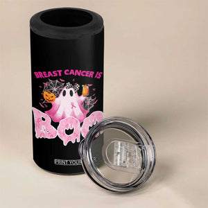 Breast Cancer Awareness 4 in 1 Can Cooler Tumbler Pink Ribbon Boojee Halloween Support The Fighters TB10 Print Your Wear