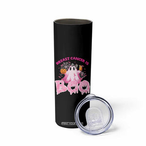 Breast Cancer Awareness Skinny Tumbler Pink Ribbon Boojee Halloween Support The Fighters TB10 Print Your Wear