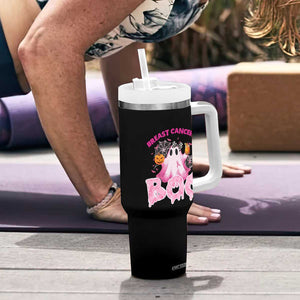 Breast Cancer Awareness Tumbler With Handle Pink Ribbon Boojee Halloween Support The Fighters TB10 Print Your Wear