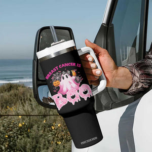 Breast Cancer Awareness Tumbler With Handle Pink Ribbon Boojee Halloween Support The Fighters TB10 Print Your Wear