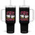 Breast Cancer Halloween Tumbler With Handle Pink Ribbon Save The Boobees Boo Bees TB10 One Size: 40 oz Black Print Your Wear
