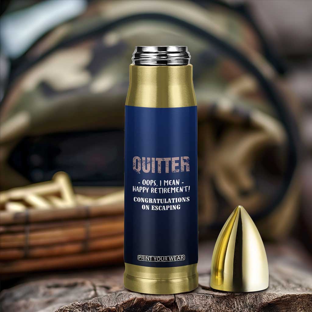 Happy Retirement Gifts Bullet Tumbler Coworker Leaving Goodbye Gift Farewell Gifts For Coworkers USA Flag TB10 Print Your Wear