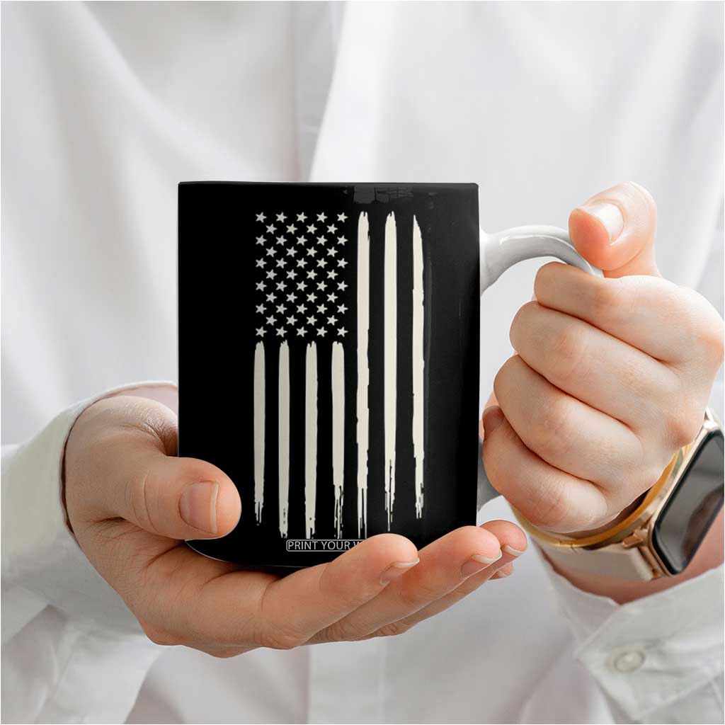 The Legend Has Retired Coffee Mug Funny Retired Retirement Gifts For Men Coworkers USA Flag TB10 Print Your Wear