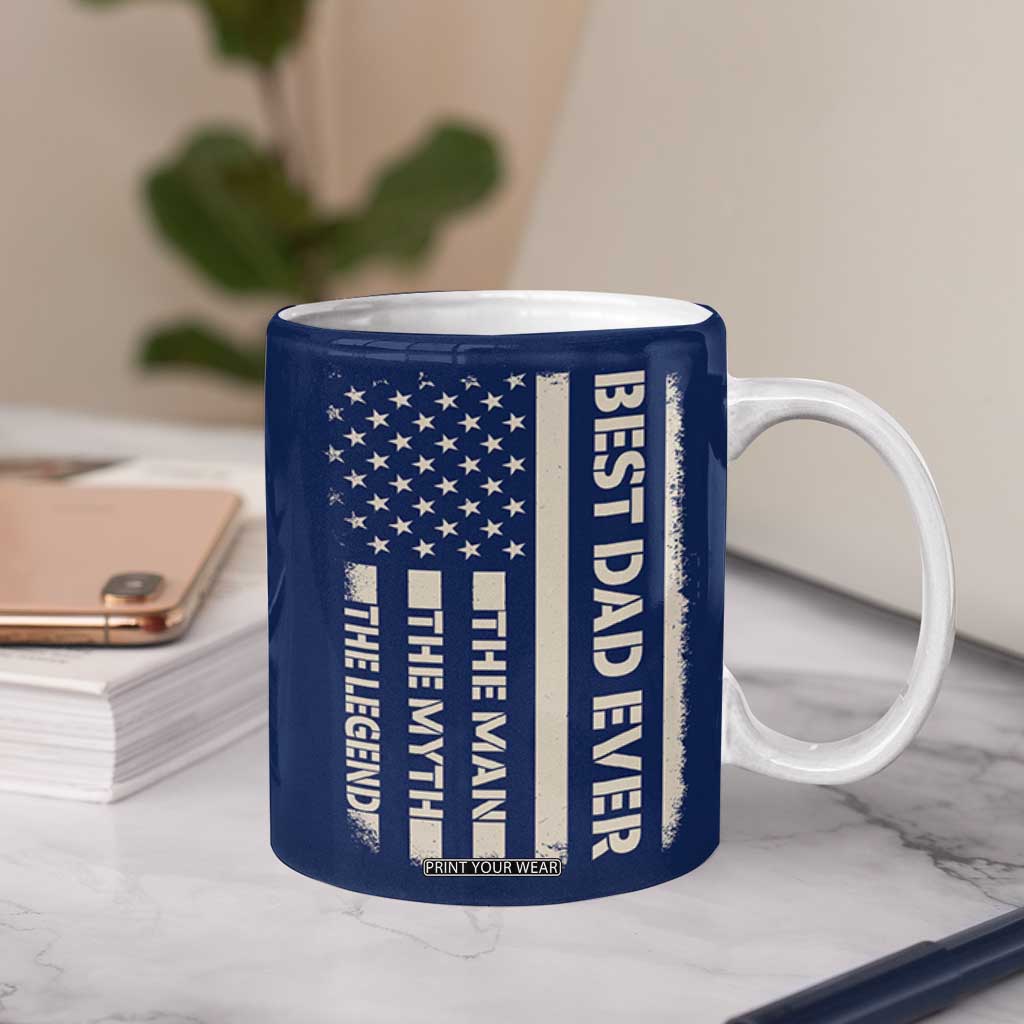 Just A Dad Who Came Back With The Milk Coffee Mug Father's Day Raccoon Dark Humor TB10 Print Your Wear
