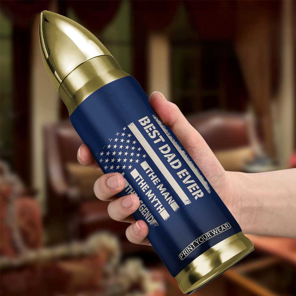 Just A Dad Who Came Back With The Milk Bullet Tumbler Father's Day Raccoon Dark Humor TB10 Print Your Wear