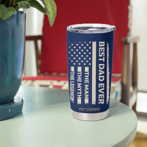 Just A Dad Who Came Back With The Milk Tumbler Cup Father's Day Raccoon Dark Humor TB10 Print Your Wear