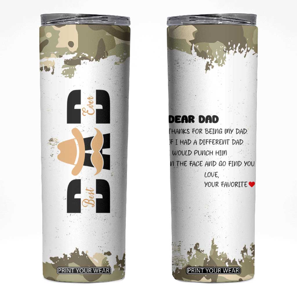 Gifts For Dad Skinny Tumbler Christmas Birthday Present Ideas For Father Husband Fathers Gift TB10 Camouflage Print Your Wear