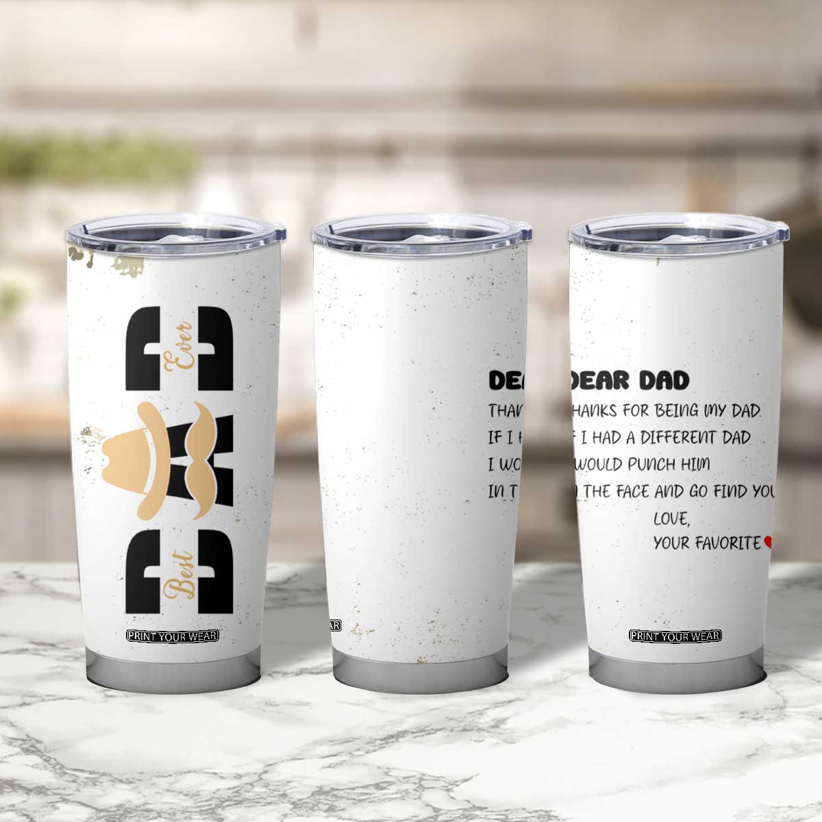 Gifts For Dad Tumbler Cup Christmas Birthday Present Ideas For Father Husband Fathers Gift TB10 Print Your Wear