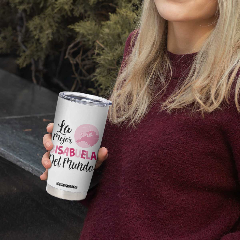 Great-grandmother Gifts in Spanish Tumbler Cup La Mejor Bisabuela Del Mundo TB10 Print Your Wear