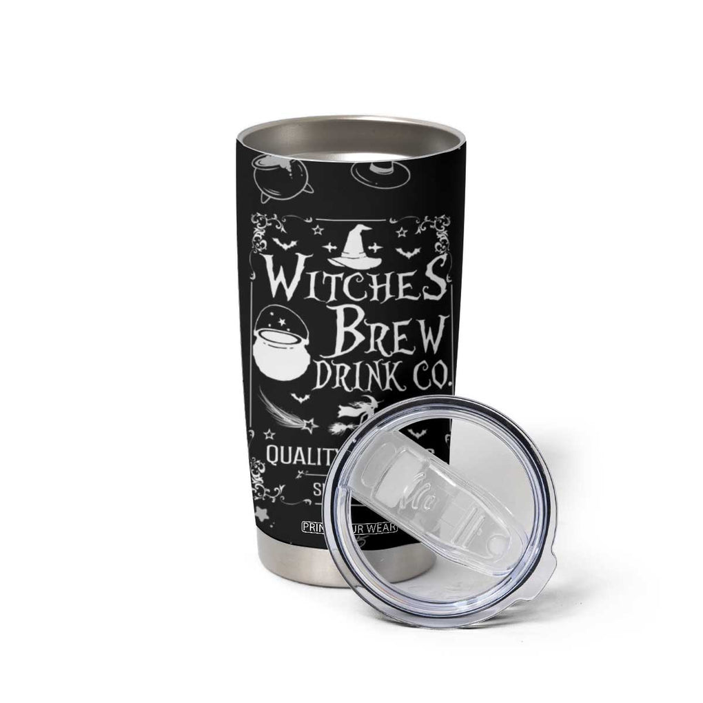 Funny Halloween Witch Tumbler Cup Witches Brew Drink Witchy Vibes Spooky Decorations TB10 Print Your Wear