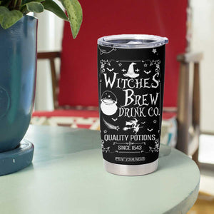 Funny Halloween Witch Tumbler Cup Witches Brew Drink Witchy Vibes Spooky Decorations TB10 Print Your Wear