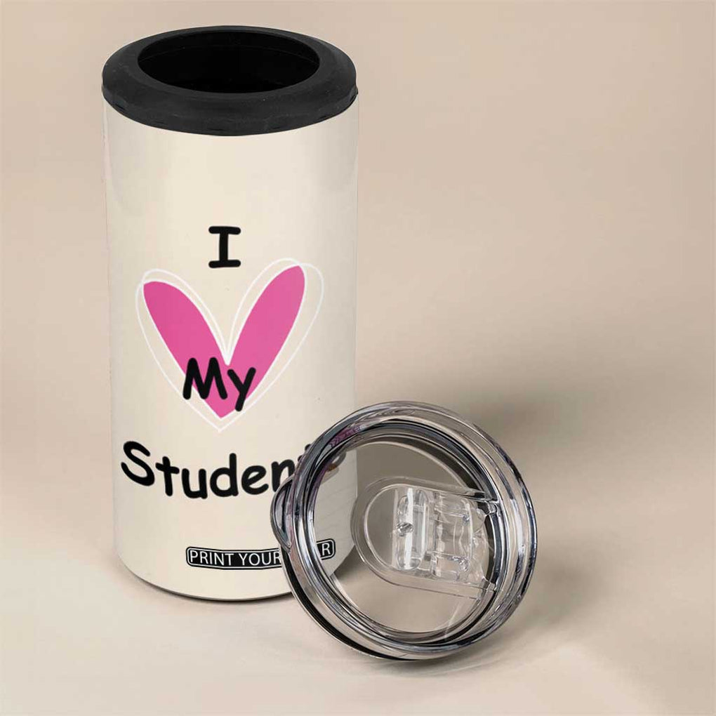 English Grammar Teacher 4 in 1 Can Cooler Tumbler There Their They're Funny Humor TB10 Print Your Wear