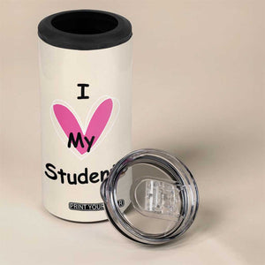 English Grammar Teacher 4 in 1 Can Cooler Tumbler There Their They're Funny Humor TB10 Print Your Wear