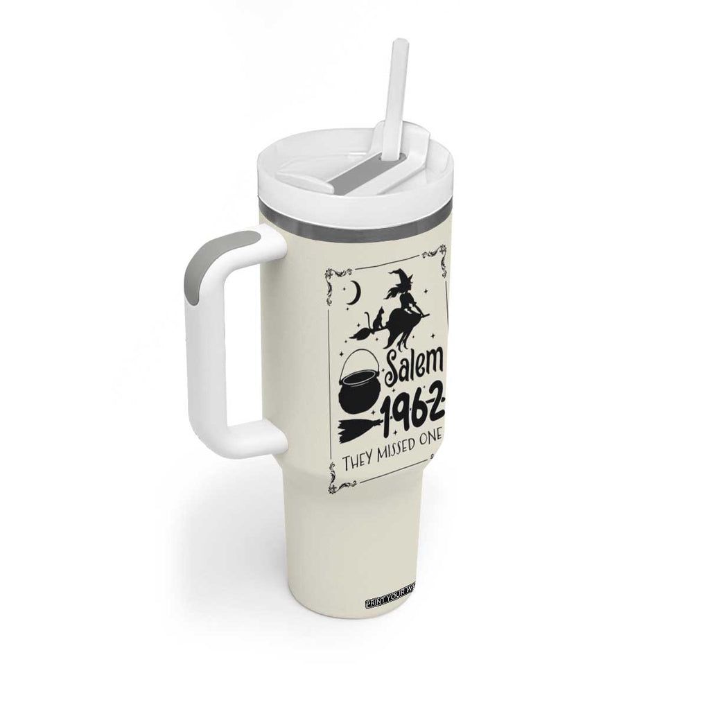 Witch Halloween Tumbler With Handle Women Girls Trip Salem 1692 They Missed One TB10 Print Your Wear