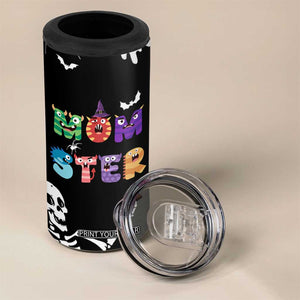 Funny Gifts For Mom 4 in 1 Can Cooler Tumbler Halloween Mom Gift Spooky Mama Mom-Ster TB10 Print Your Wear
