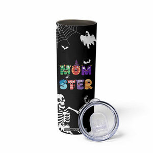 Funny Gifts For Mom Skinny Tumbler Halloween Mom Gift Spooky Mama Mom-Ster TB10 Print Your Wear