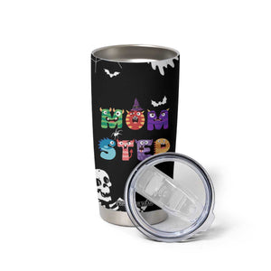 Funny Gifts For Mom Tumbler Cup Halloween Mom Gift Spooky Mama Mom-Ster TB10 Print Your Wear