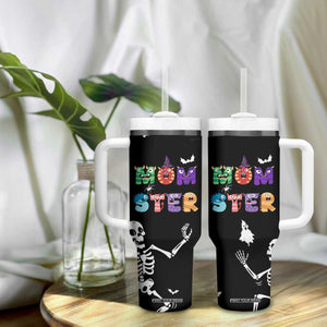 Funny Gifts For Mom Tumbler With Handle Halloween Mom Gift Spooky Mama Mom-Ster TB10 Print Your Wear