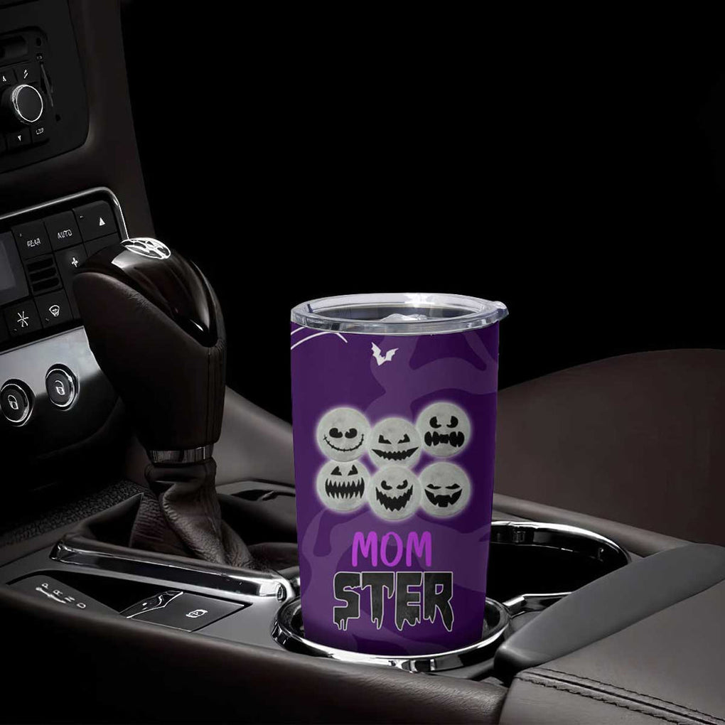 Halloween Mom Tumbler Cup Momster Spooky Season Funny Mama Gift for Mom Ster TB10 Print Your Wear