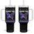 Suicide Prevention Awareness Tumbler With Handle Teal Purple Ribbon Butterfly Stay Tomorrow Needs You Therapist Psychologist TB10 One Size: 40 oz Black Print Your Wear