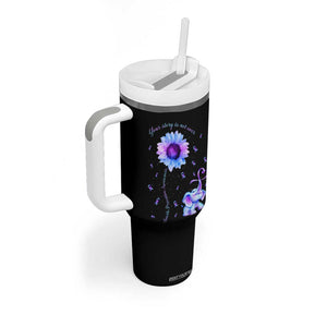 Suicide Prevention Awareness Tumbler With Handle Teal Purple Elephant Your Story Is Not Over Sunflower Therapist Psychologist TB10 Print Your Wear